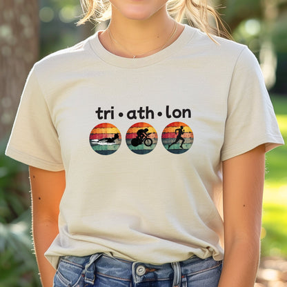 Tri-Ath-Lon Circles Tee