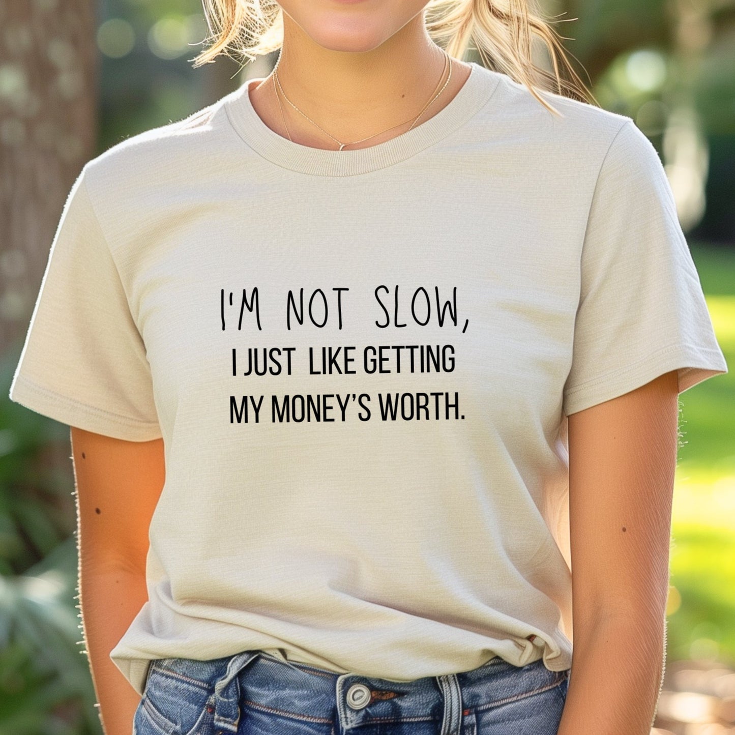 I'm Not Slow Tee