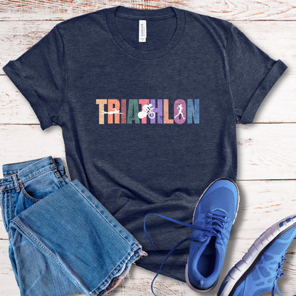 Triathlon Pastels - Tee