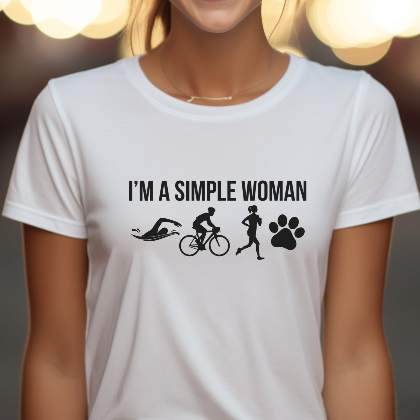 Simple Woman w/Paw - Tee