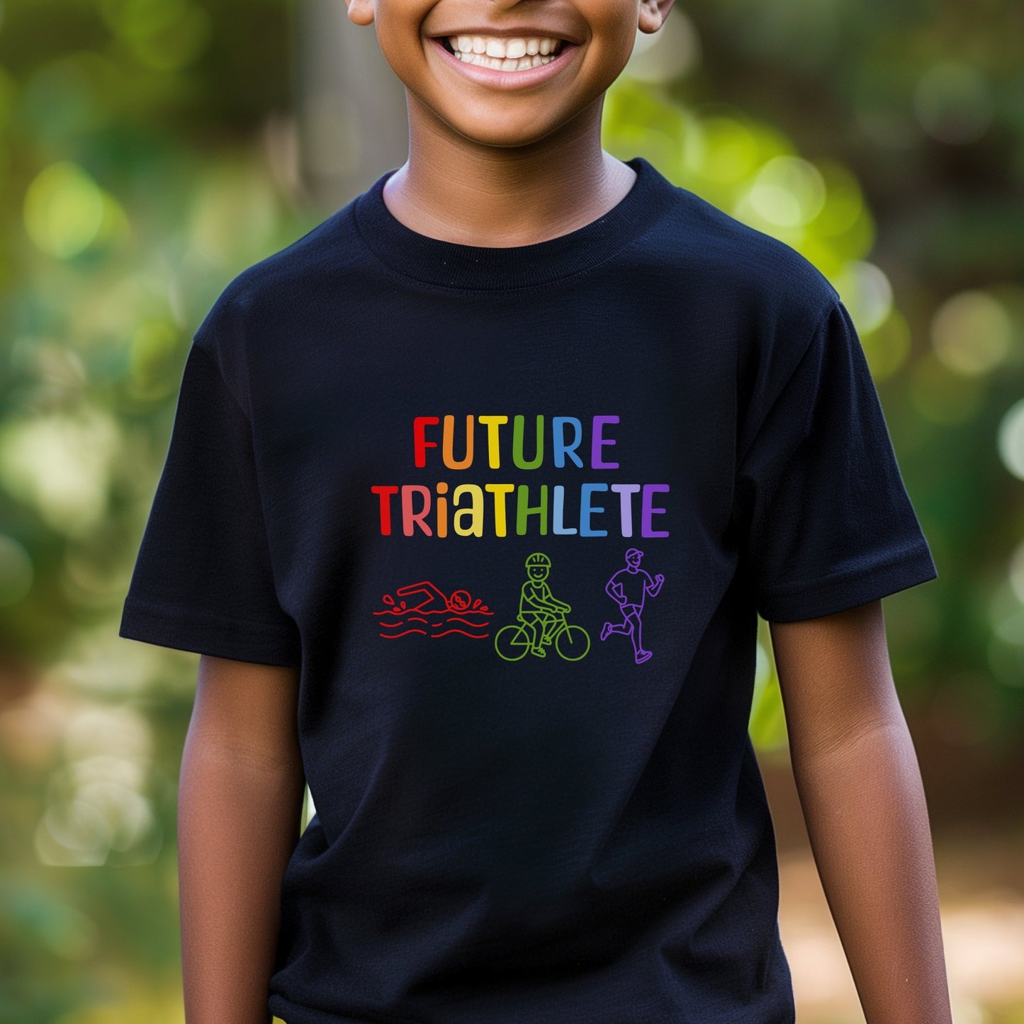 Future Triathlete Rainbow - Youth Tee