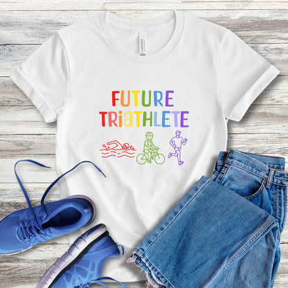 Future Triathlete Rainbow - Youth Tee