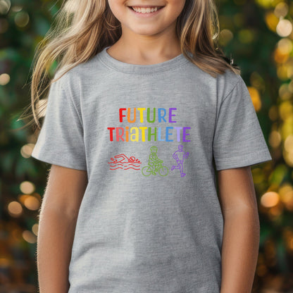 Future Triathlete Rainbow - Youth Tee