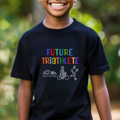 Future Triathlete - Bright Pastels - Youth Tee