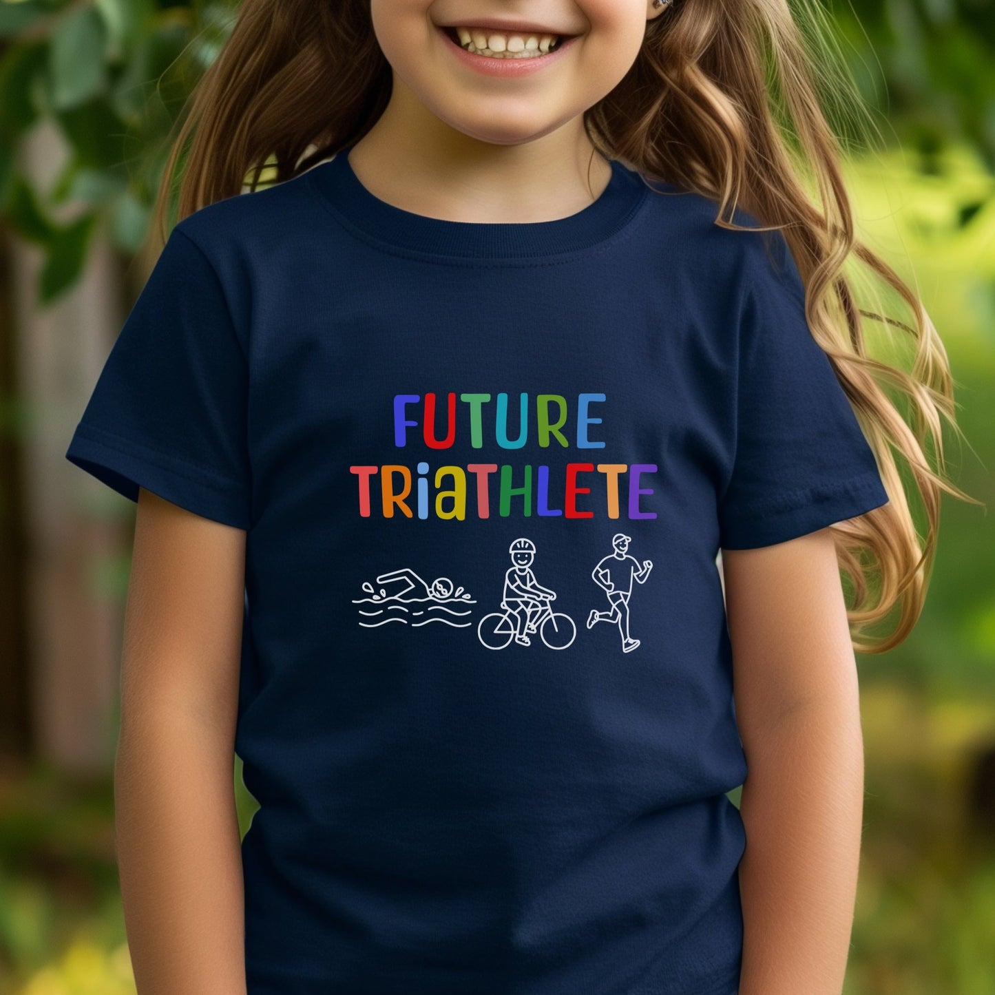 Future Triathlete - Bright Pastels - Youth Tee