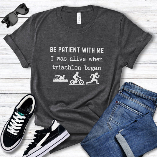 Be Patient With Me Retro Pixels - Tee