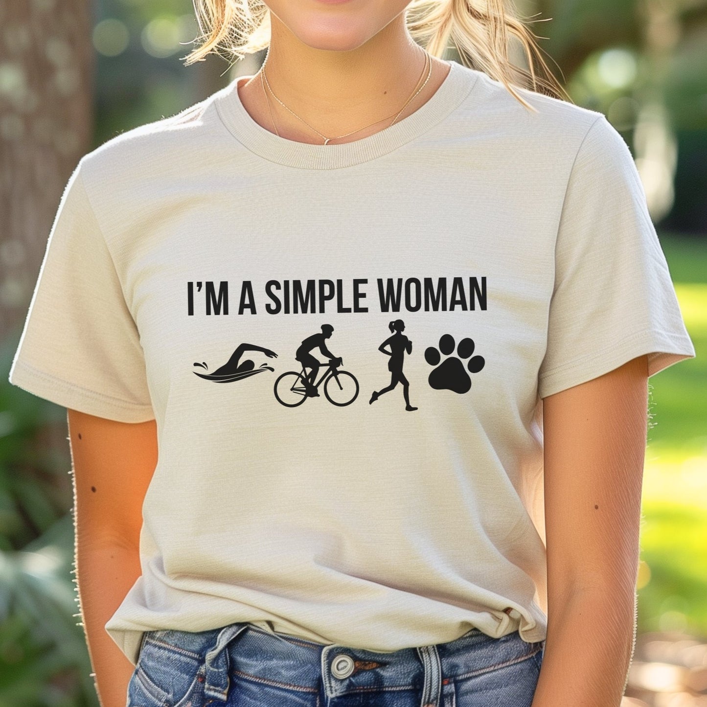 Simple Woman w/Paw - Tee