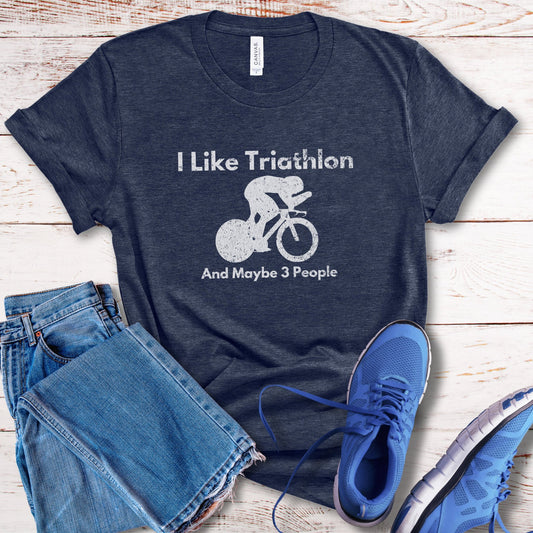 Triathlon & 3 People w/Bike Tee