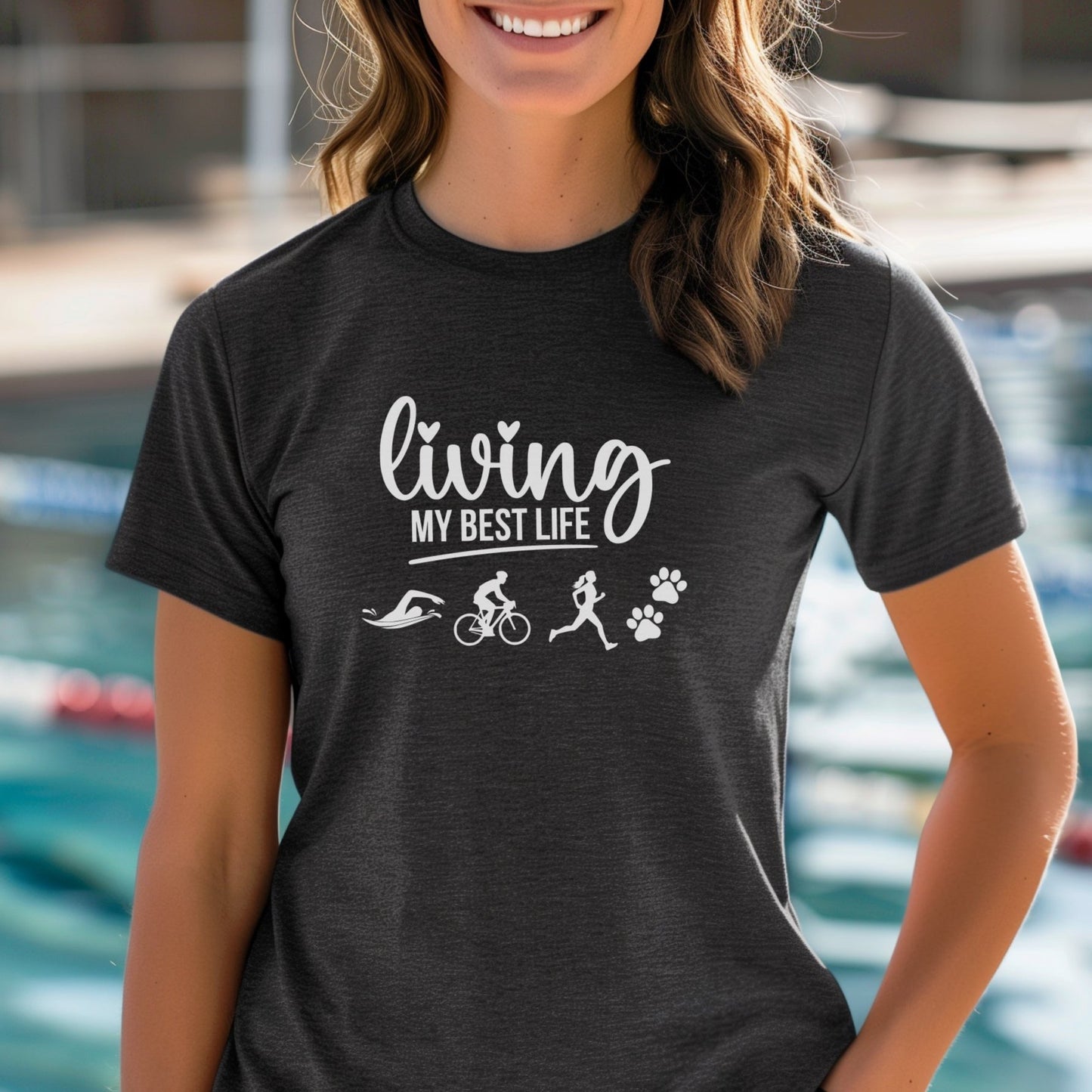 Best Life Tri w/Paws Tee