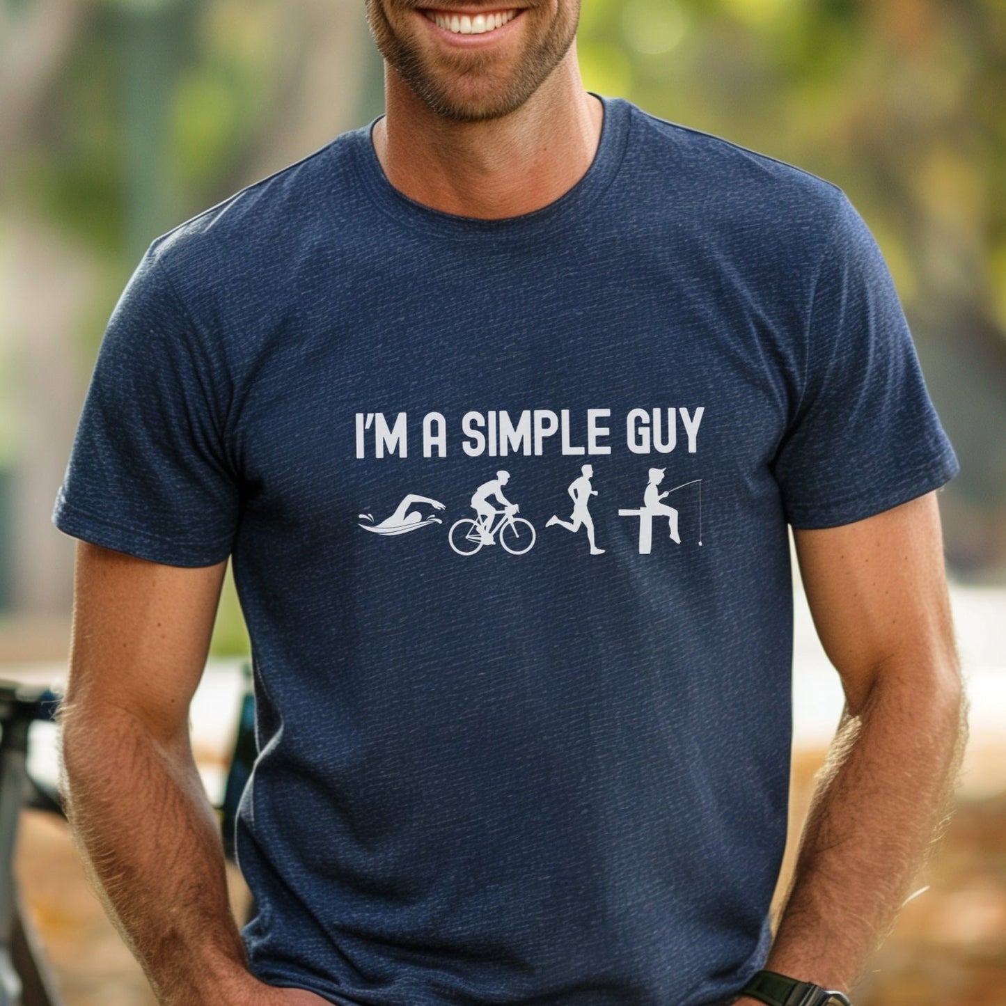 Simple Guy Fishing Tee