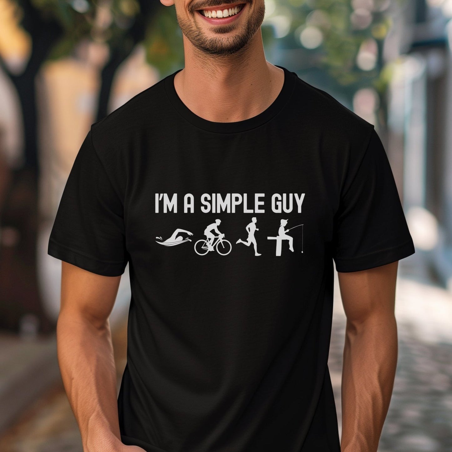 Simple Guy Fishing Tee