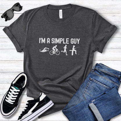 Simple Guy Fishing Tee