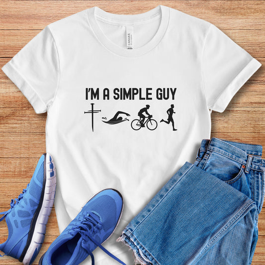 Simple Guy w/Nail Cross Tee