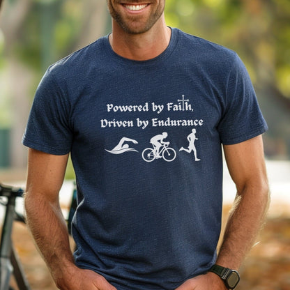 Powered By Faith - Male Tee