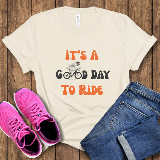 Skeleton Good Day to Ride - Tee