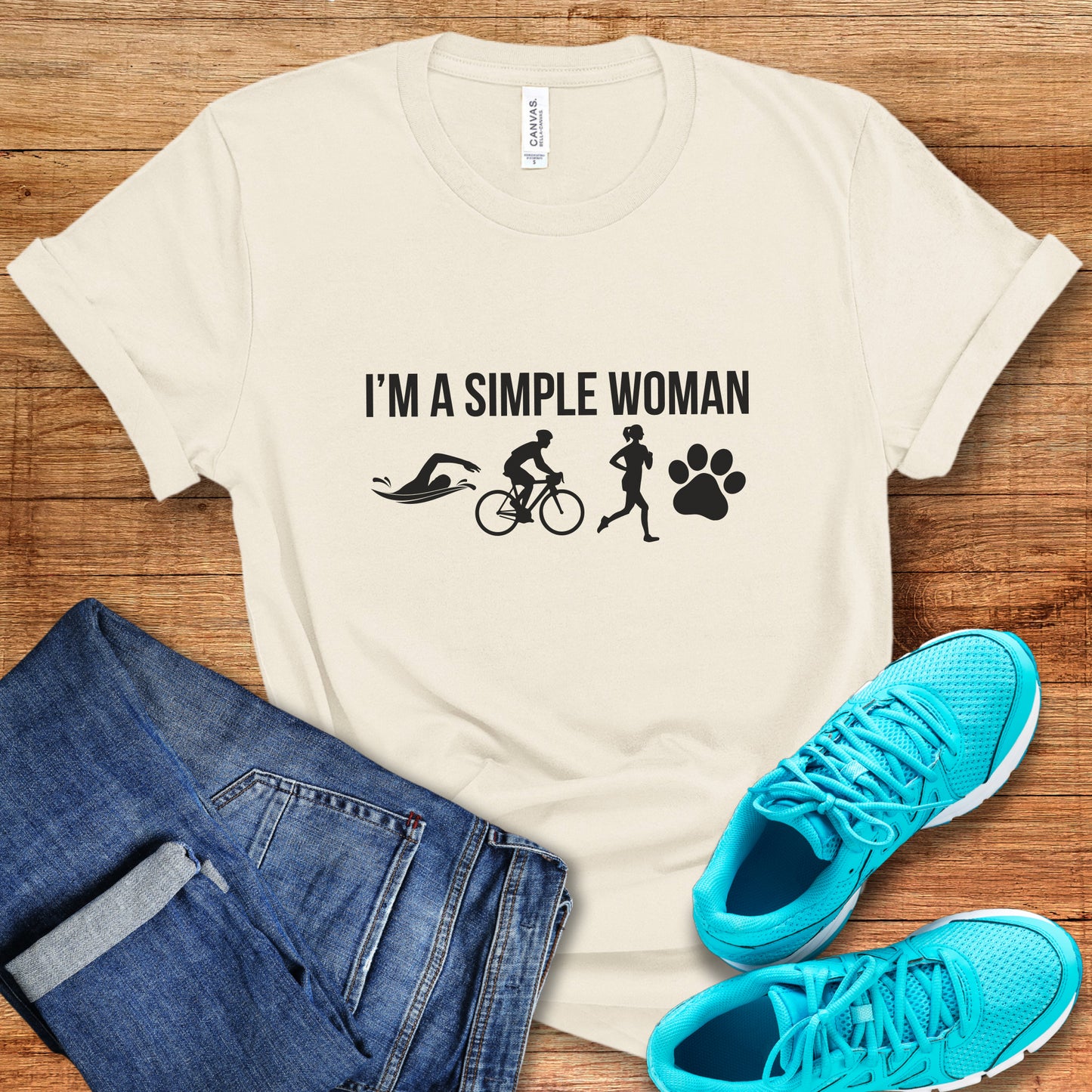 Simple Woman w/Paw - Tee