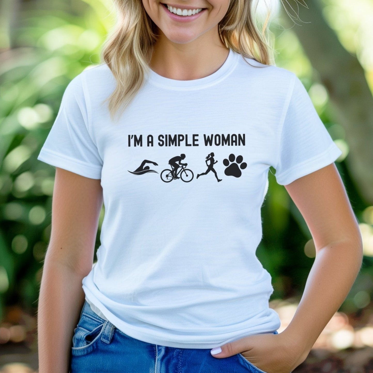 Simple Woman Paw 2 Tee