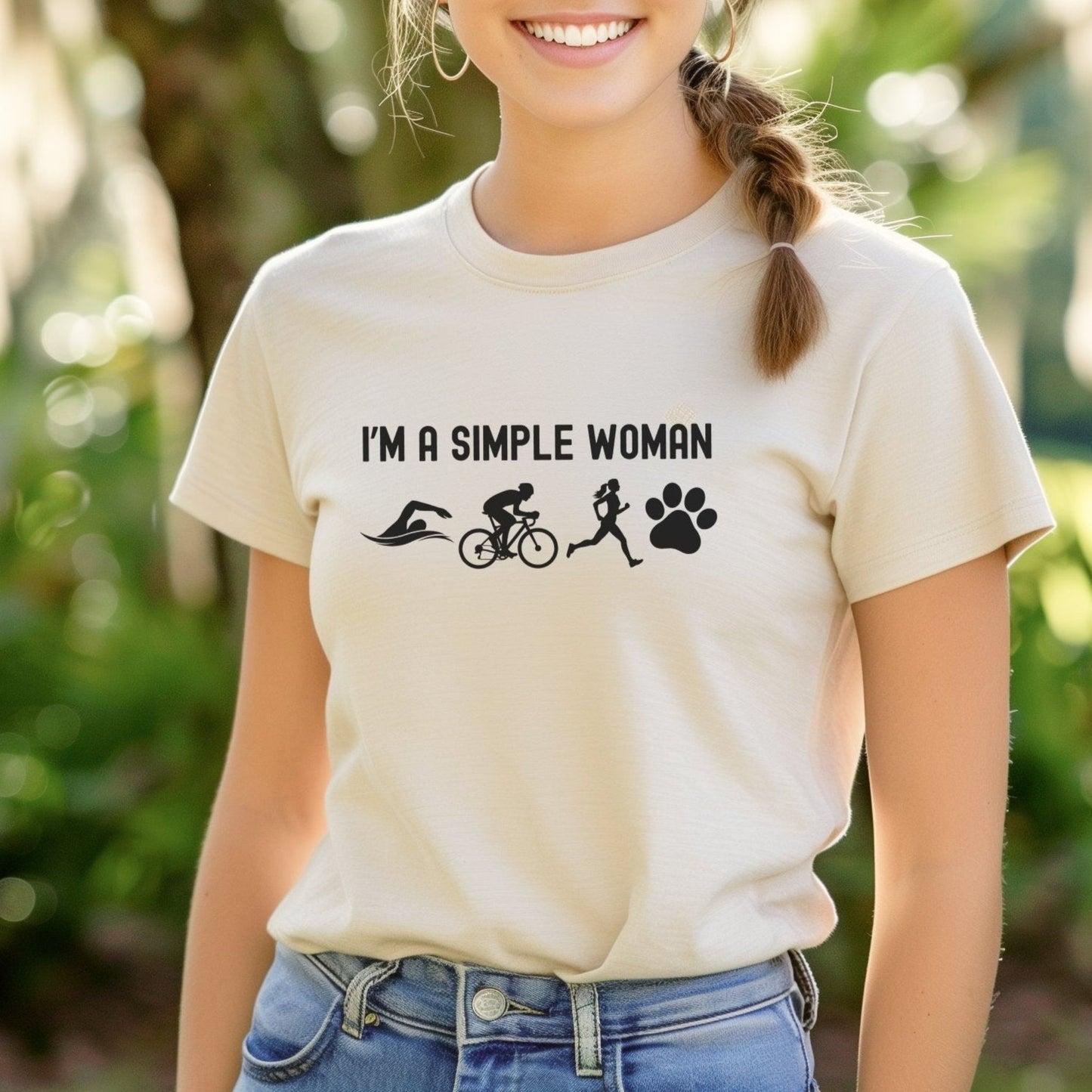 Simple Woman Paw 2 Tee