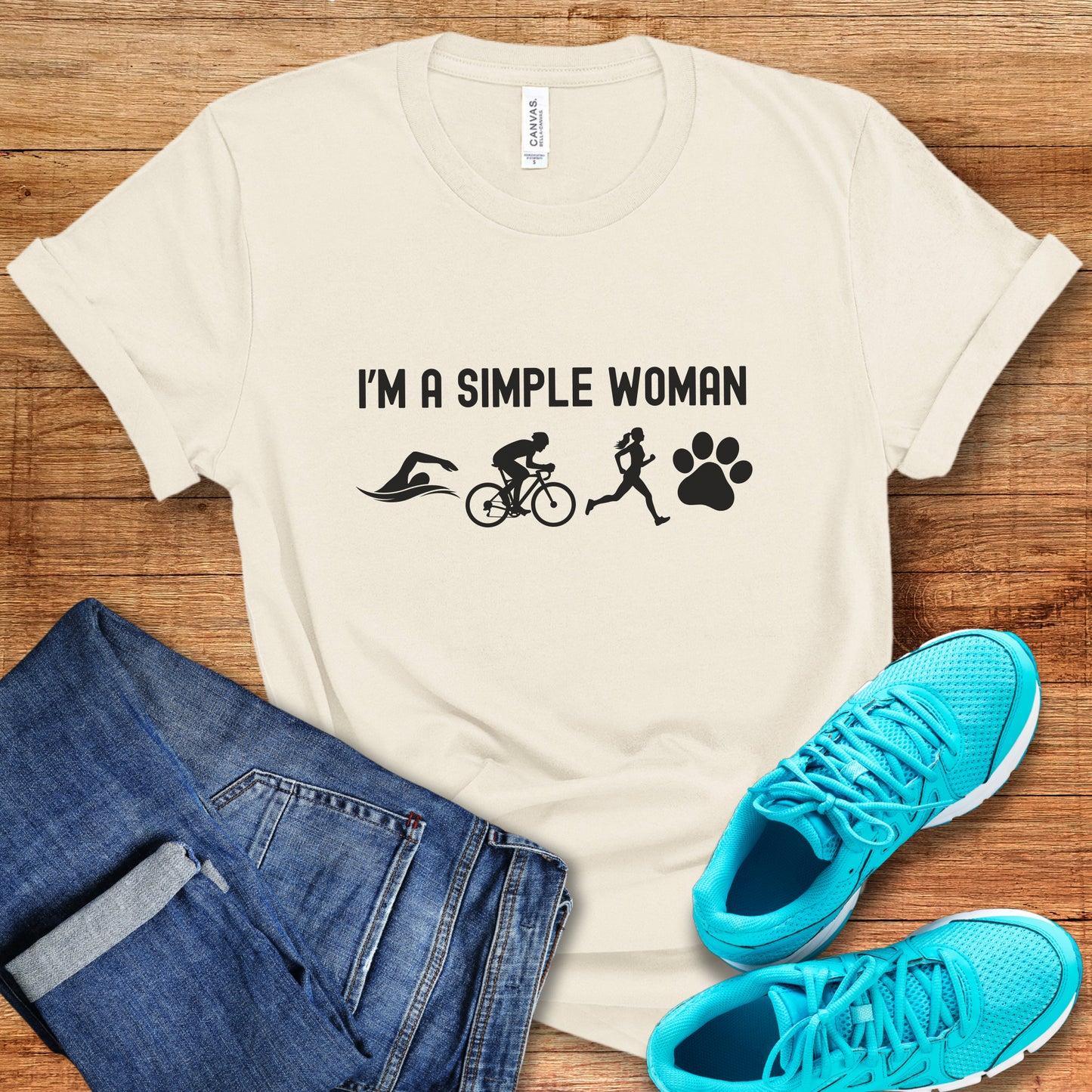 Simple Woman Paw 2 Tee