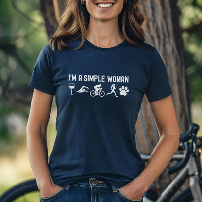 Simple Woman Wine & Paw Tee