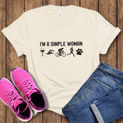 Simple Woman Wine & Paw Tee