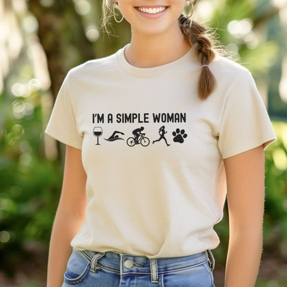 Simple Woman Wine & Paw Tee