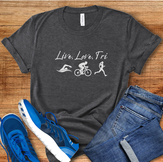 Live, Love, Tri Tee