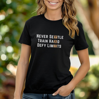 Never Settle TRI Tee