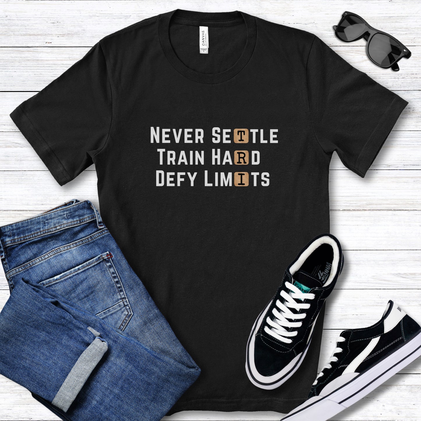 Never Settle TRI Tee