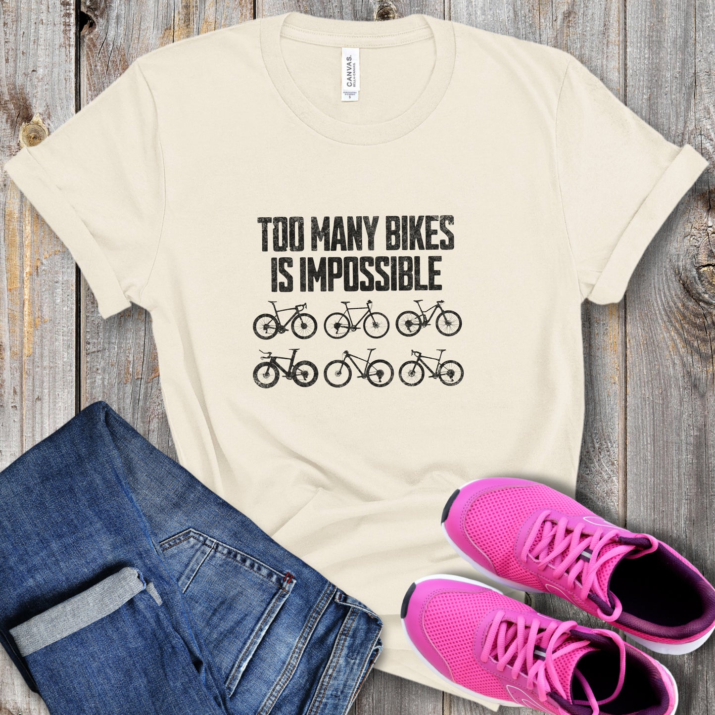 Too Many Bikes Tee