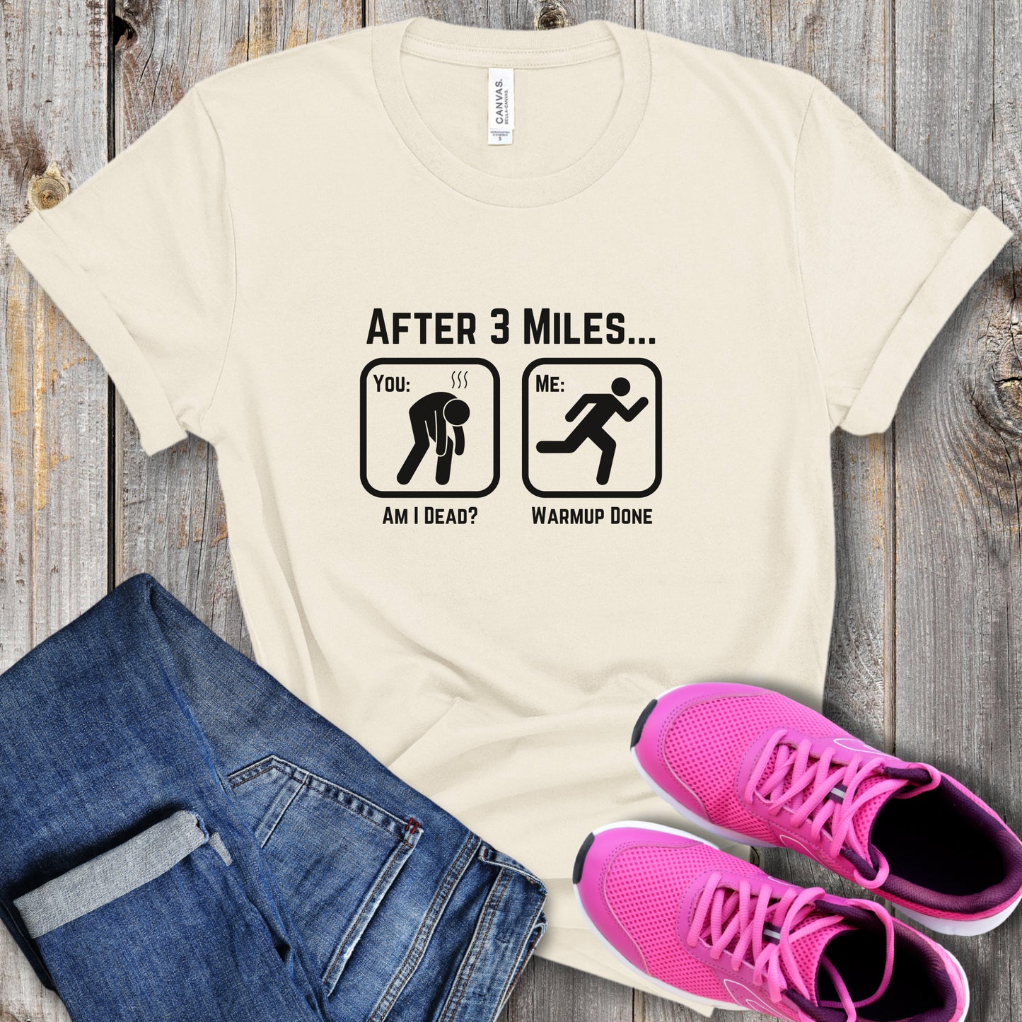 3 Miles Tee