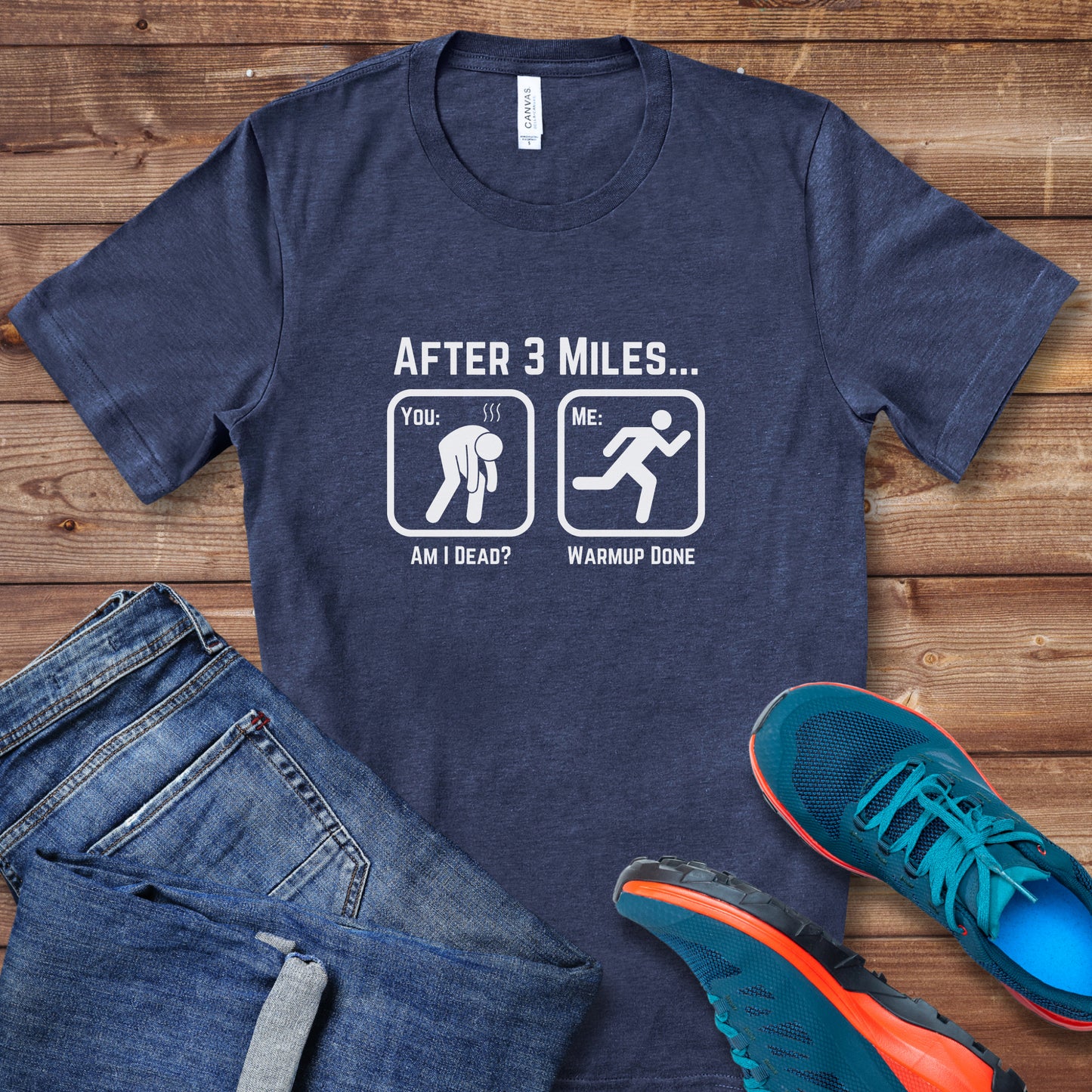 3 Miles Tee