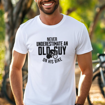 Underestimate Guy on Bike Tee