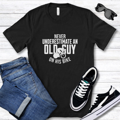 Underestimate Guy on Bike Tee