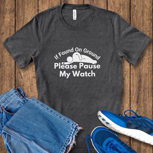 Please Pause Watch Tee