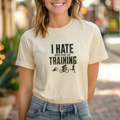 I Hate Training Tee