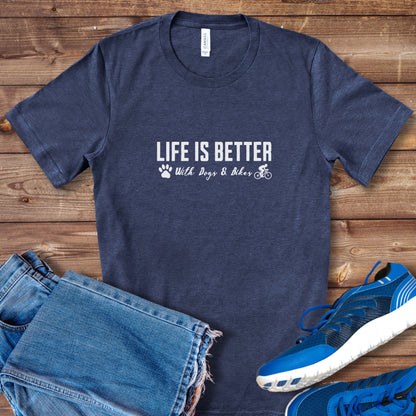 Better with Dogs & Bikes Tee