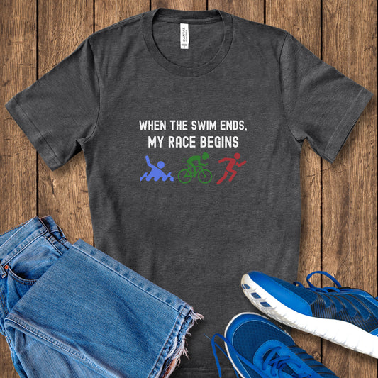 My Race Begins Tee