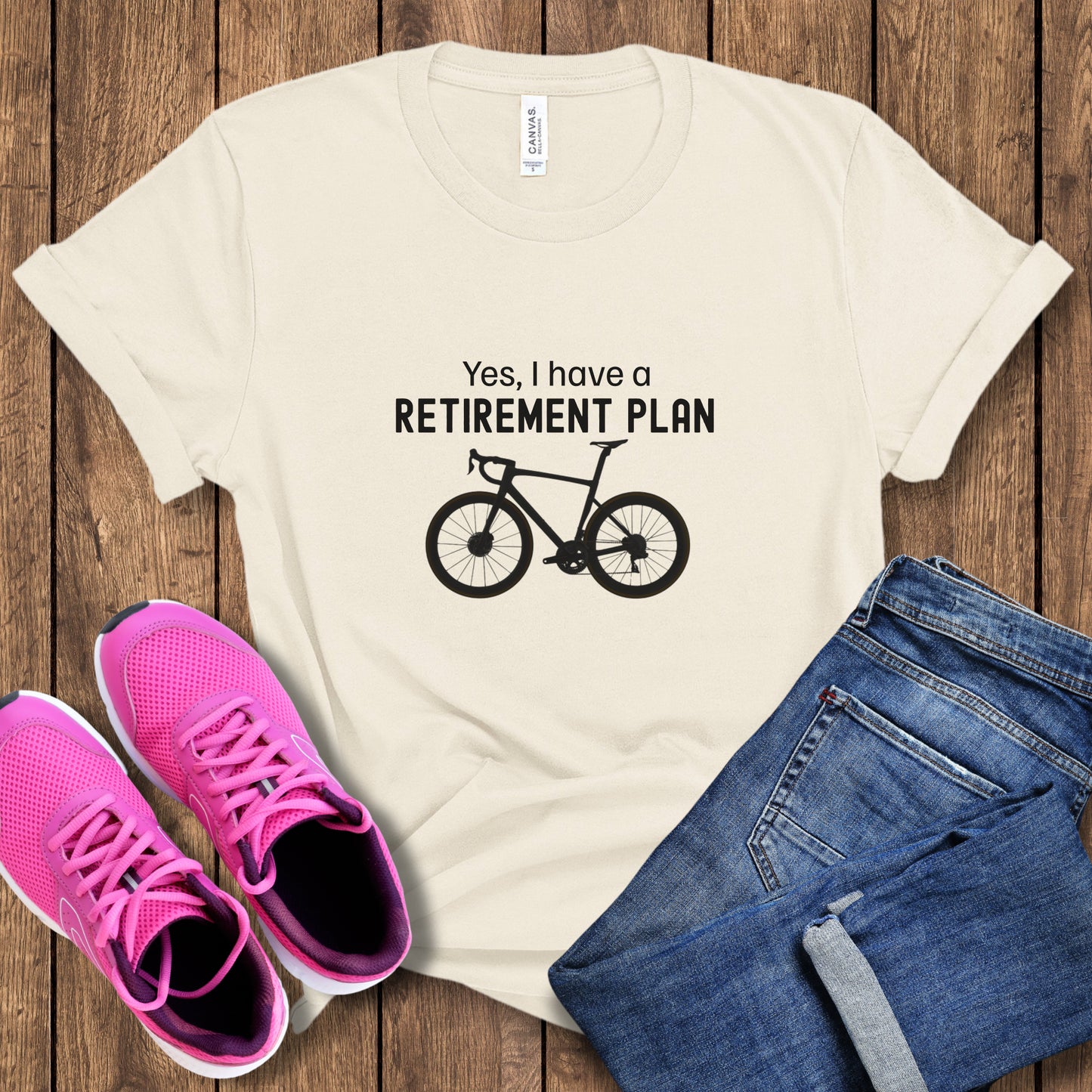 Retirement Plan Biking Tee