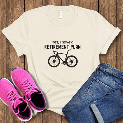 Retirement Plan Biking Tee