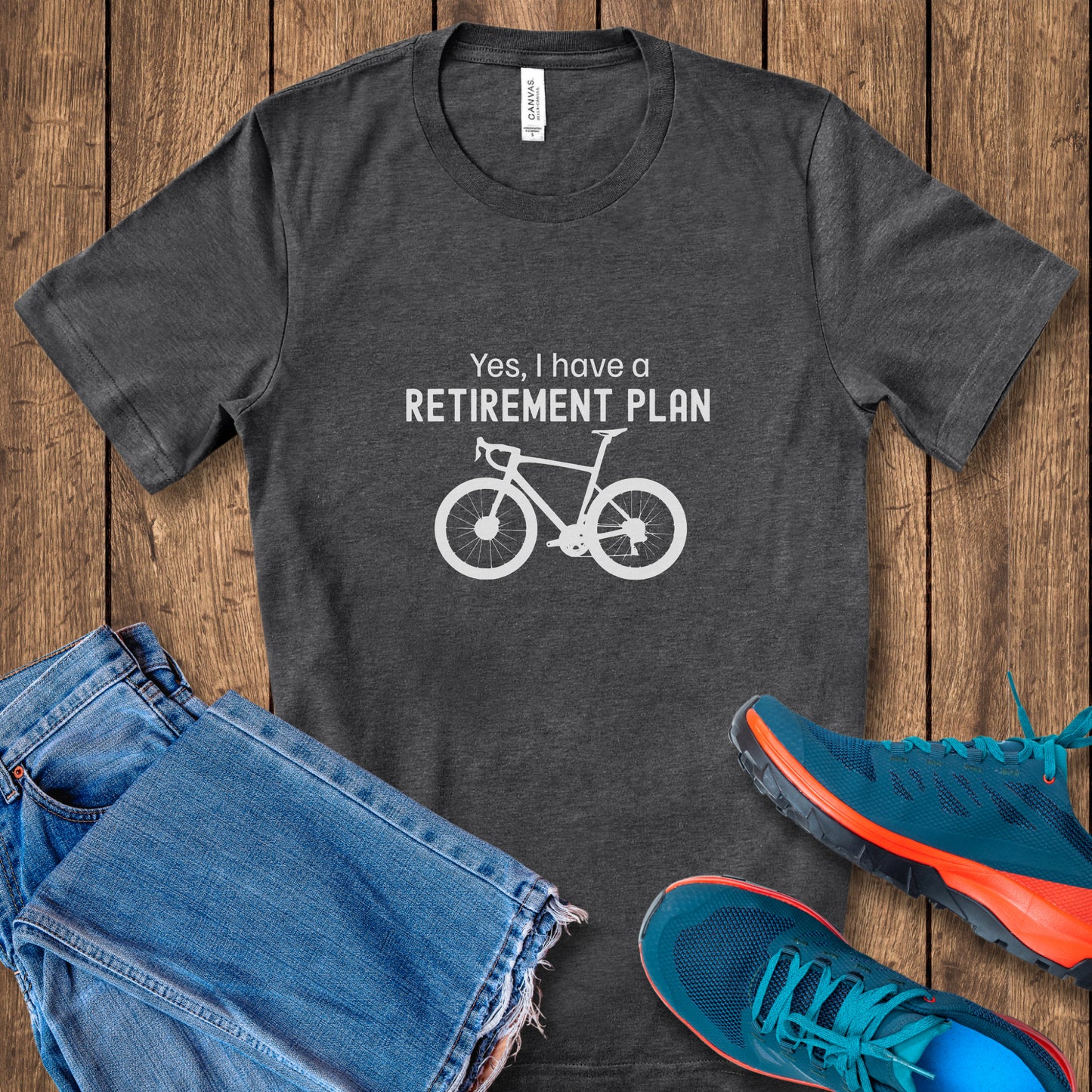 Yes, Retirement Plan - XL - Heather Gray