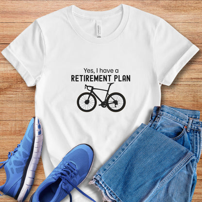 Retirement Plan Biking Tee