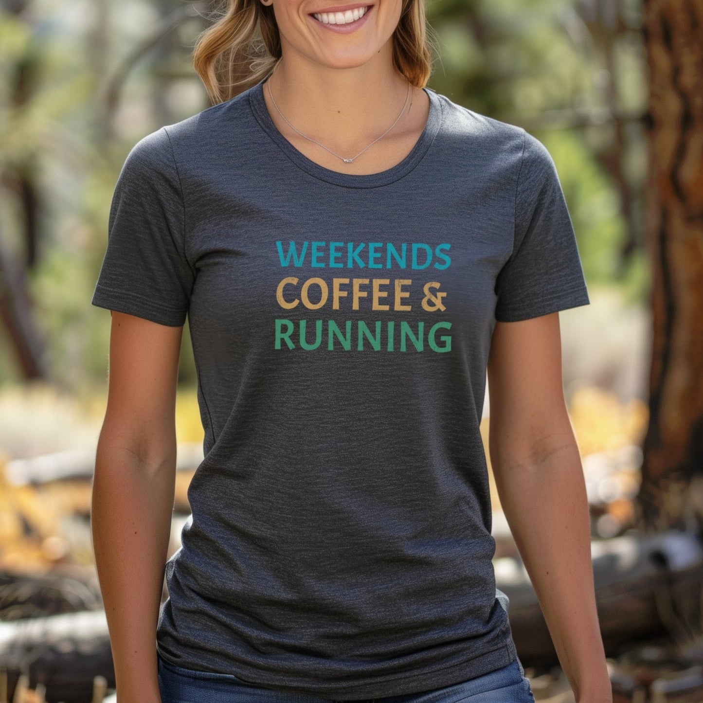 Weekends, Coffee & Running Tee