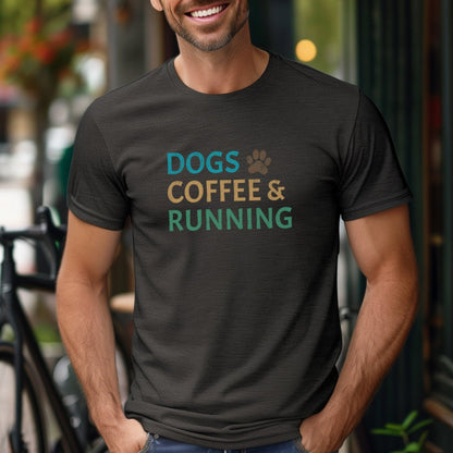 Dogs, Coffee & Running Tee