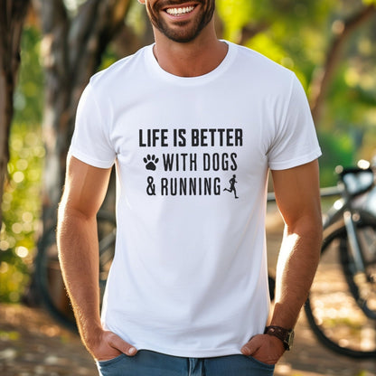 Better With Dogs & Running Tee