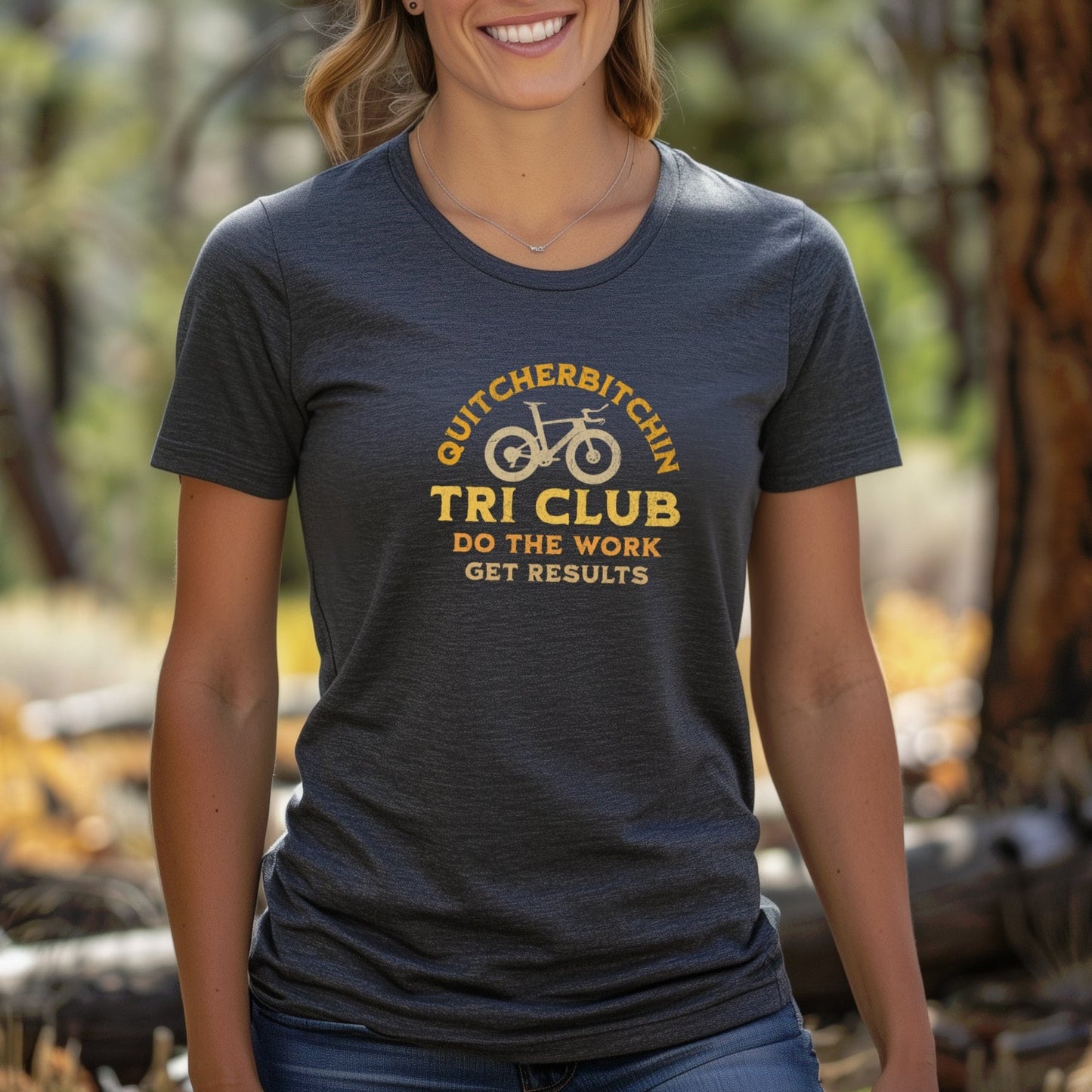 Quitcherbitchin Tri Club Tee