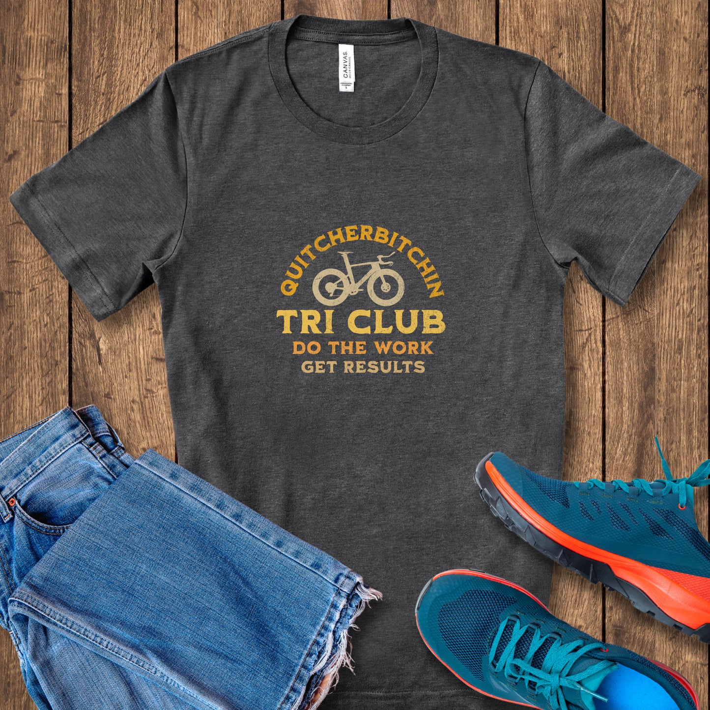 Quitcherbitchin Tri Club Tee