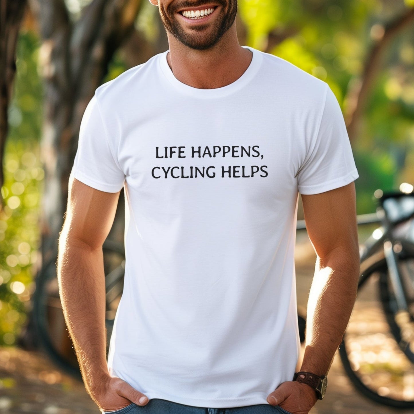 Cycling Helps Tee