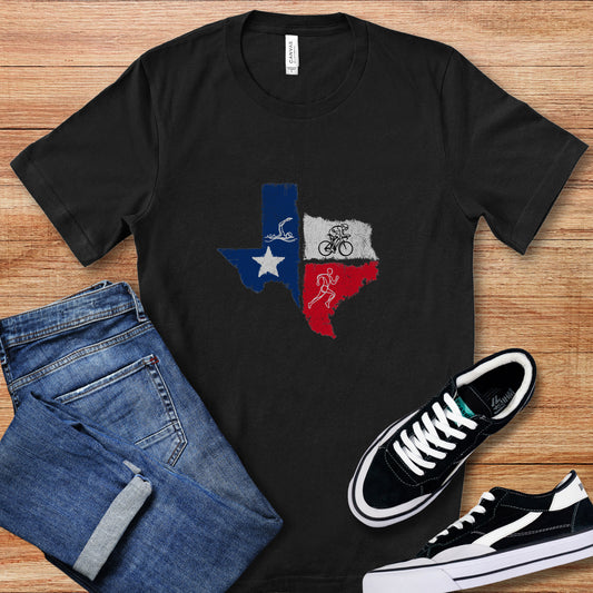 Texas Tri Line Art Tee