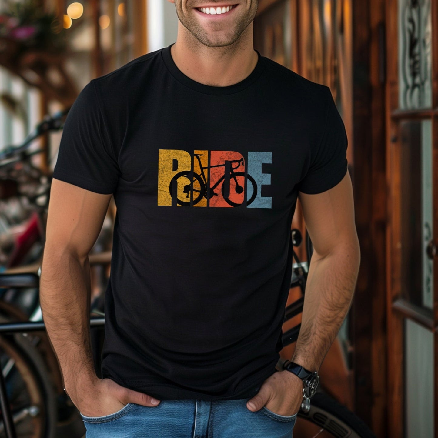 Retro Ride Road Bike 1 Tee